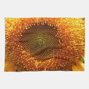 Elegante gelbe Sonnenblume Handtuch