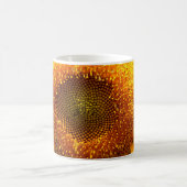 Elegante gelbe Sonnenblume Kaffeetasse (Mittel)