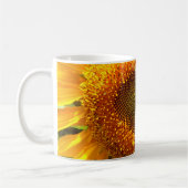 Elegante gelbe Sonnenblume Kaffeetasse (Links)