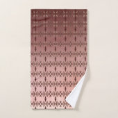Elegante Gemustert Drei Teile Badhandtuch Set (Handtuch)