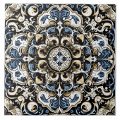 Elegante Gemusterte Dekorative Fliesen (Vorderseite)