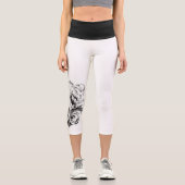 Elegante Geo Yoga Capri Leggings! 🪐 ✨ (Vorderseite)