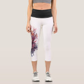 Elegante Geo Yoga Capri Leggings! 🪐 ✨ (Vorderseite)