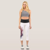 Elegante Geo Yoga Capri Leggings! 🪐 ✨ (Vorderseite)