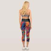 Elegante Geo Yoga Capri Leggings! 🪐 ✨ (Rückseite)