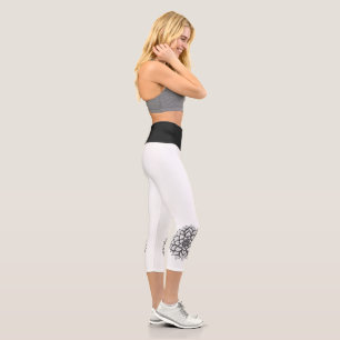 Elegante Geo Yoga Capri Leggings! 🪐 ✨ Leggings