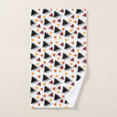Elegante Geometrie Badhandtuch Set (Handtuch)