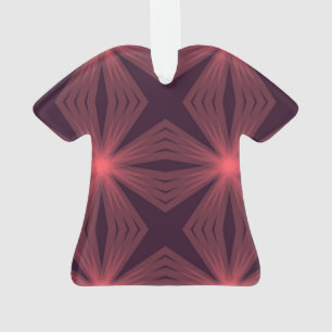 Elegante geometrische Blume im Retrostil Ornament
