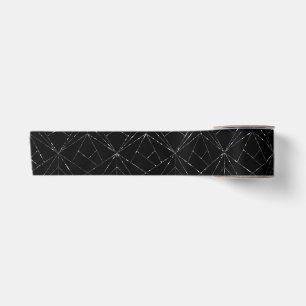 Elegante, geometrische Formen mit Glitzer-Look Satinband