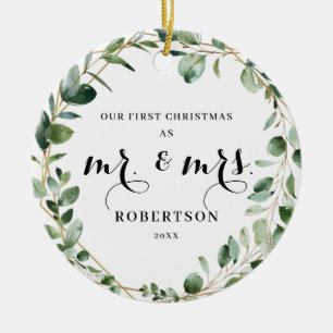 Elegante geometrische Grüne Keramik Ornament