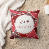 Elegante geometrische Hochzeit Kissen (Decke)