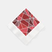 Elegante geometrische Hochzeit Serviette (Ecke)