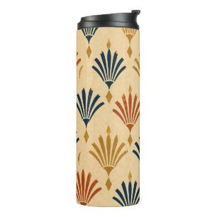 Elegante geometrische isolierte Flasche