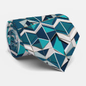 Elegante geometrische Krawatte (Gerollt)