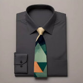 Elegante geometrische Krawatte mit Dreiecken