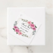 Elegante geometrische Rosengarten-Liebesmarken Geschenkanhänger (Beispiel)