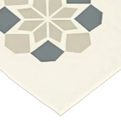 Elegante geometrische Snowflake-Icons Kurzer Tischläufer (Ecke)