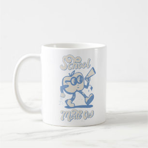 Elegante geometrische Strawberry Line Art Kaffeetasse