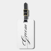 Elegante Gepäckanhänger (Vorderseite vertikal)