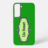 Elegante Gerahmte Buchplatte Samsung Galaxy Hülle (Rückseite)