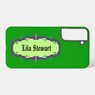 Elegante Gerahmte Buchplatte Samsung Galaxy Hülle