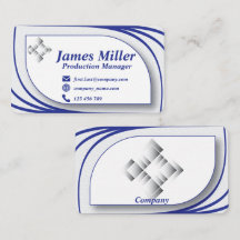 Elegante Gerahmte Visitenkartenserie 20