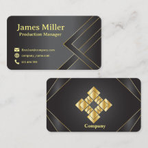 Elegante Gerahmte Visitenkartenserie 23