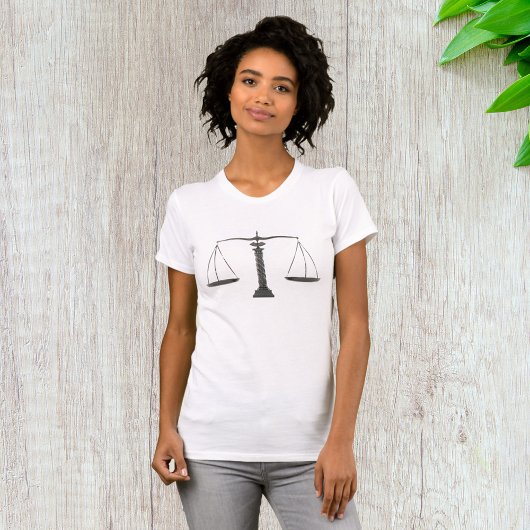 Elegante Gerechtigkeitsskales T-Shirt