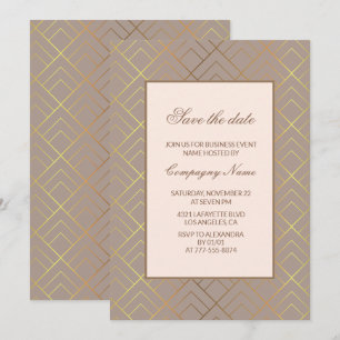 Elegante Geschäftsparty-Einladung Save-the-Date Einladung