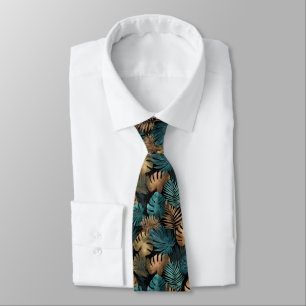 Elegante Geschenke für Männer Tropische Blume Krawatte