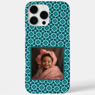Elegante Geschenke für Oma Quadratisches Muster iPhone 16 Pro Max Hülle