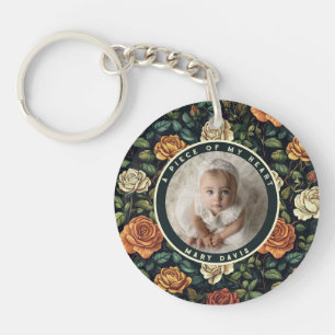 Elegante Geschenke zur Rente für Frauen Rose Schlüsselanhänger