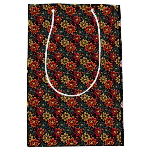 Elegante Geschenkverpackungsbögen Mittlere Geschenktüte (Vorderseite)