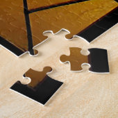 Elegante gestanzte Glas Weiße Orchideen Puzzle (Seite)