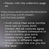 Elegante gestempelte Rose June Birth Blume Linen Karte