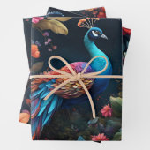 Elegante Gestern und Heute Geschenkpapier Set (Beispiel)