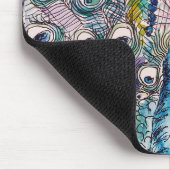 Elegante Gestern und Heute Mousepad (Ecke)