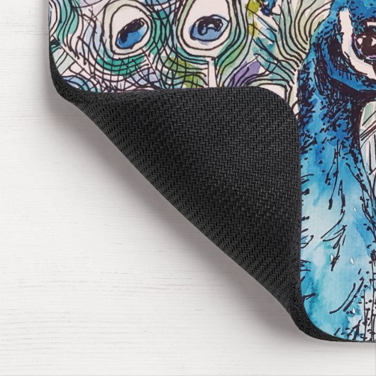 Elegante Gestern und Heute Mousepad (Ecke)