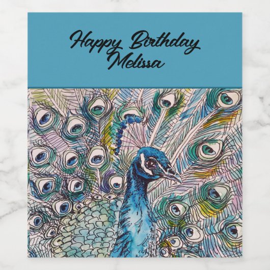 Elegante Gestern und Heute Weinetikett (Einzelnes Label)