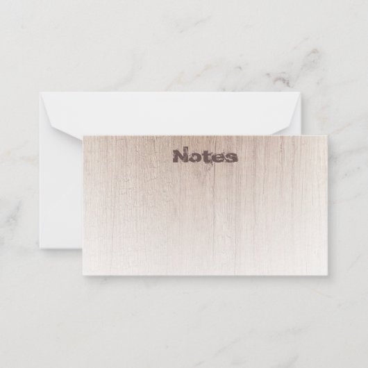 Elegante gestresste Textholzart sieht modern aus Mitteilungskarte (Vorderseite)