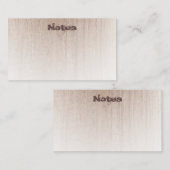 Elegante gestresste Textholzart sieht modern aus Mitteilungskarte (Vorne/Hinten)