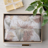 Elegante getrocknete Palmen Blätter und tropische  Seidenpapier (Geschenk)