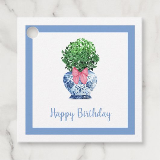 Elegante Gift Tags Geschenkanhänger (Vorderseite)