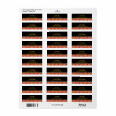 Elegante Gilded Damask Rot, Schwarz und Gold Rückg (Vorne)