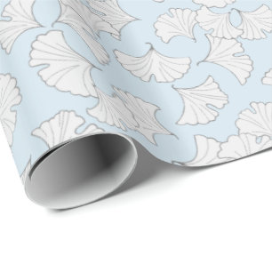 Elegante Ginkgo-Blätter mit benutzerdefinierter Hi Geschenkpapier