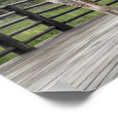 Elegante Giraffe und Elefantenparadies auf dem Hol Poster (Ecke)