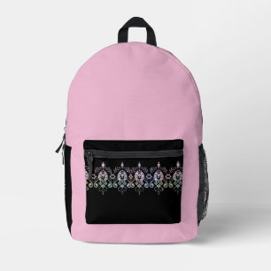 Elegante Girls Pink Bedruckter Rucksack