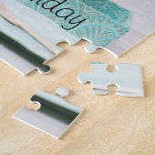 Elegante Girls Pink Cherries Sprinkle Birthday Cak Puzzle (Seite)