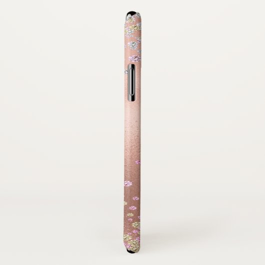 Elegante Girly Imitats Rose Case-Mate iPhone Hülle (Hinten/Rechts)