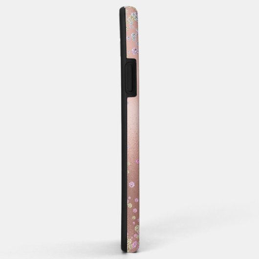 Elegante Girly Imitats Rose Case-Mate iPhone Hülle (Hinten/Rechts)